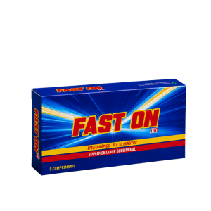 FAST ON 100 - 5un - SUBLINGUAL, AÇÃO RÁPIDA