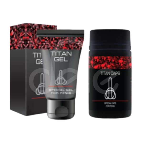 Pack combinado de TITAL GEL e TITAN CAPS