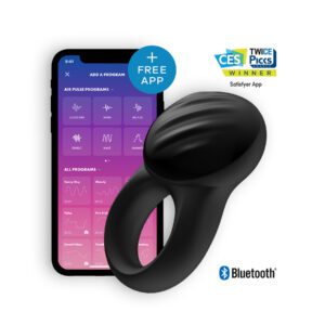 ANEL VIBRATÓRIO COM APP E BLUETOOTH SIGNET RING SATISFYER PRETO - Image 1