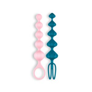 CONJUNTO DE 2 TIRAS LOVE BEADS SATISFYER COLORIDAS - Image 1