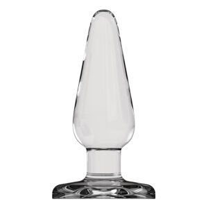 PLUG ANAL EM VIDRO PLUG & PLAY 3” TRANSPARENTE - Image 1