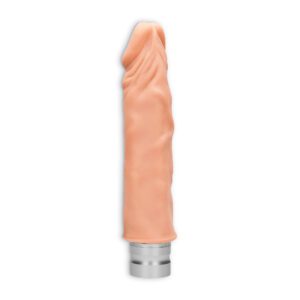 VIBRADOR REALÍSTICO 8" REALROCK BRANCO - Image 1