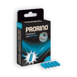 CÁPSULAS ESTIMULANTES PRORINO POTENCY CAPS PARA HOMEM 5 CÁPSULAS - Image 1