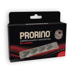 SAQUETAS ESTIMULANTES PRORINO LIBIDO POWDER CONCENTRATE PARA MULHERES 7 SAQUETAS - Image 1